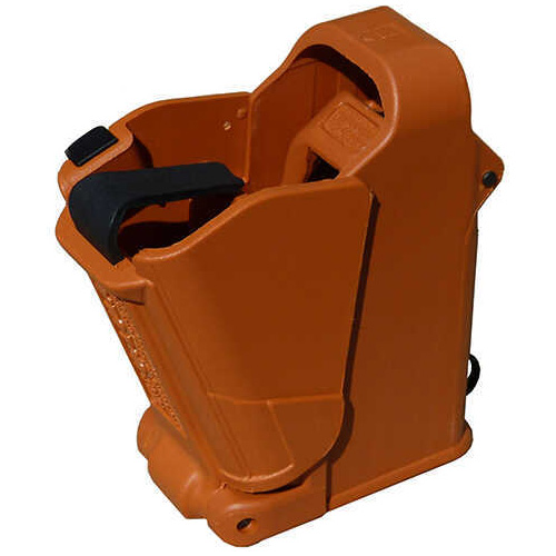 maglula UP60BO LULA 9mm to 45 ACP Mag Loader Orange Brown Finish