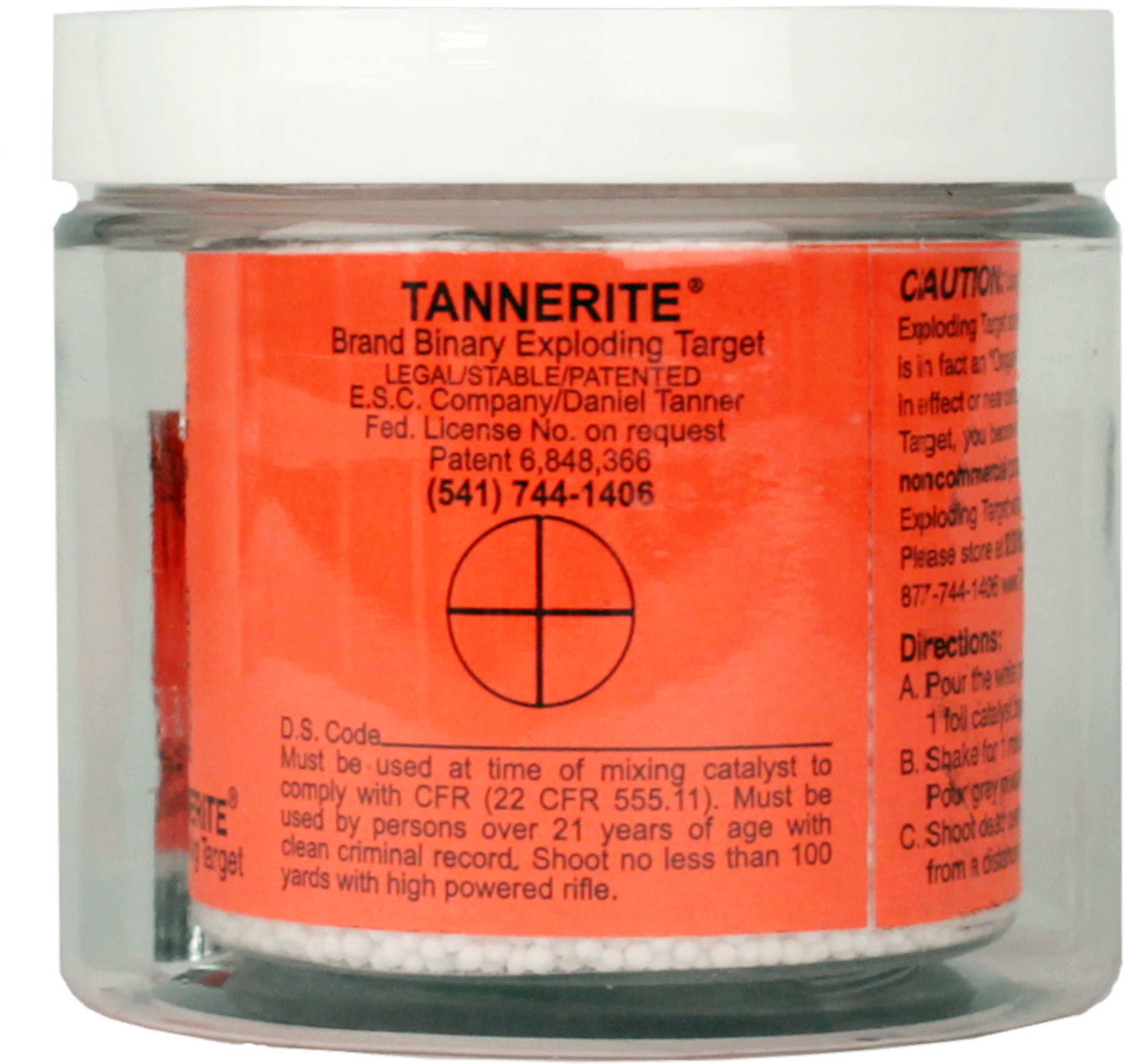 Tannerite Exploding Rifle Target 1/2 lb. pk. Model: ET