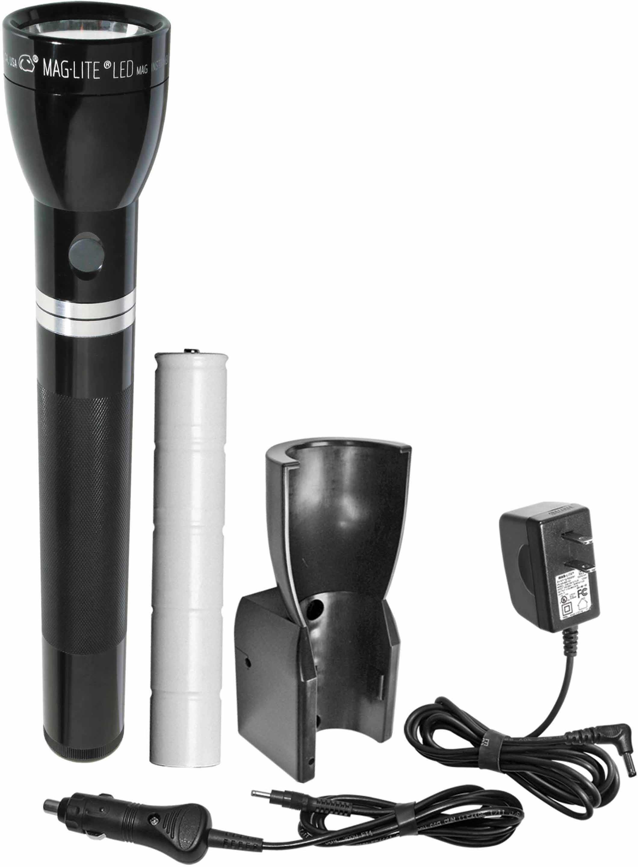 Maglite RL1019 Mag Charger Rechargeable Flashlight System 240 Lumens NiMH Black