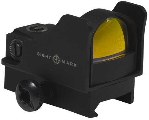 Sightmark SM26006 Mini Shot Pro Spec 1x 23x16mm Obj 5 MOA Illuminated Red Dot Black CR1632 Lithium