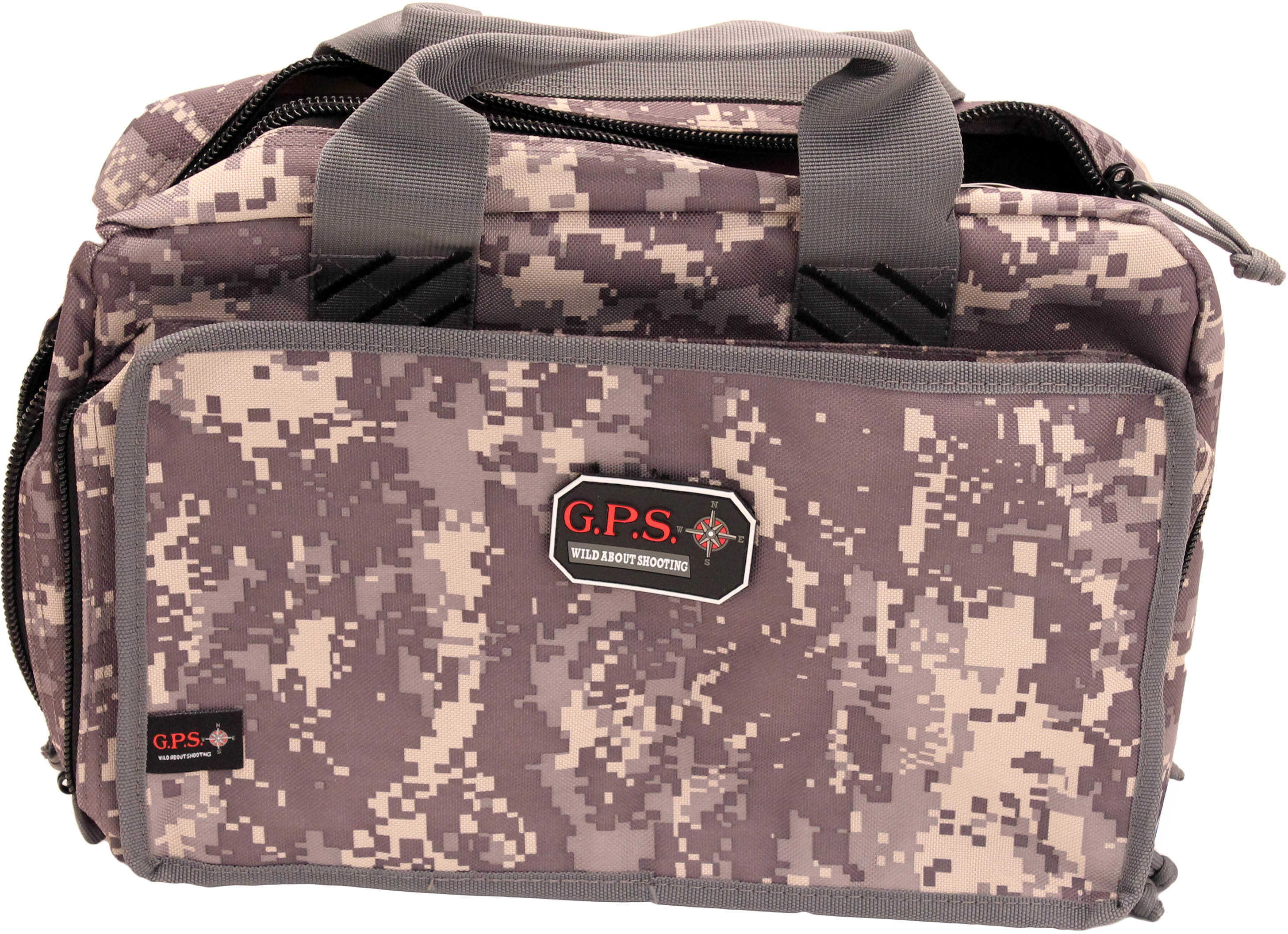 G Outdoors 1310PCDC Quad Pistol Case With Quilted Tricot Lining Nylon Digital Camo