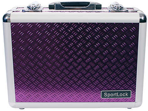 Sportlock ALUMALOCK Case Double Handgun Purple