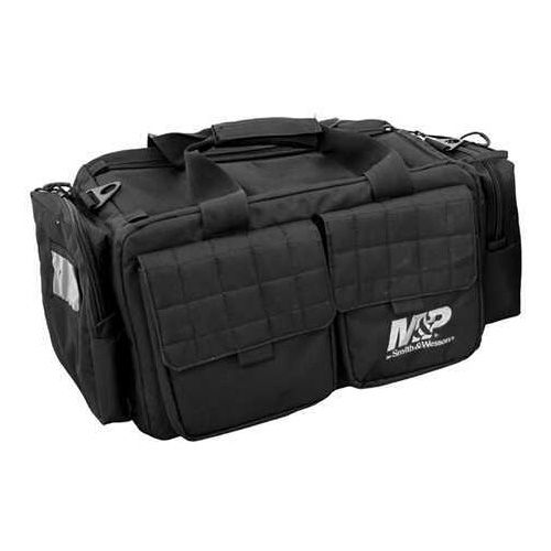 M&P Accessories 110023 Officer Tactical Range Bag Nylon 22" x 14" x 10.5" Exterior Black