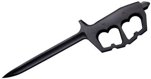 Cold Steel Cs92FNTST FGX Chaos 8" Fixed Griv-Ex Plain Black 6" Blade, Black Griv-Ex Handle
