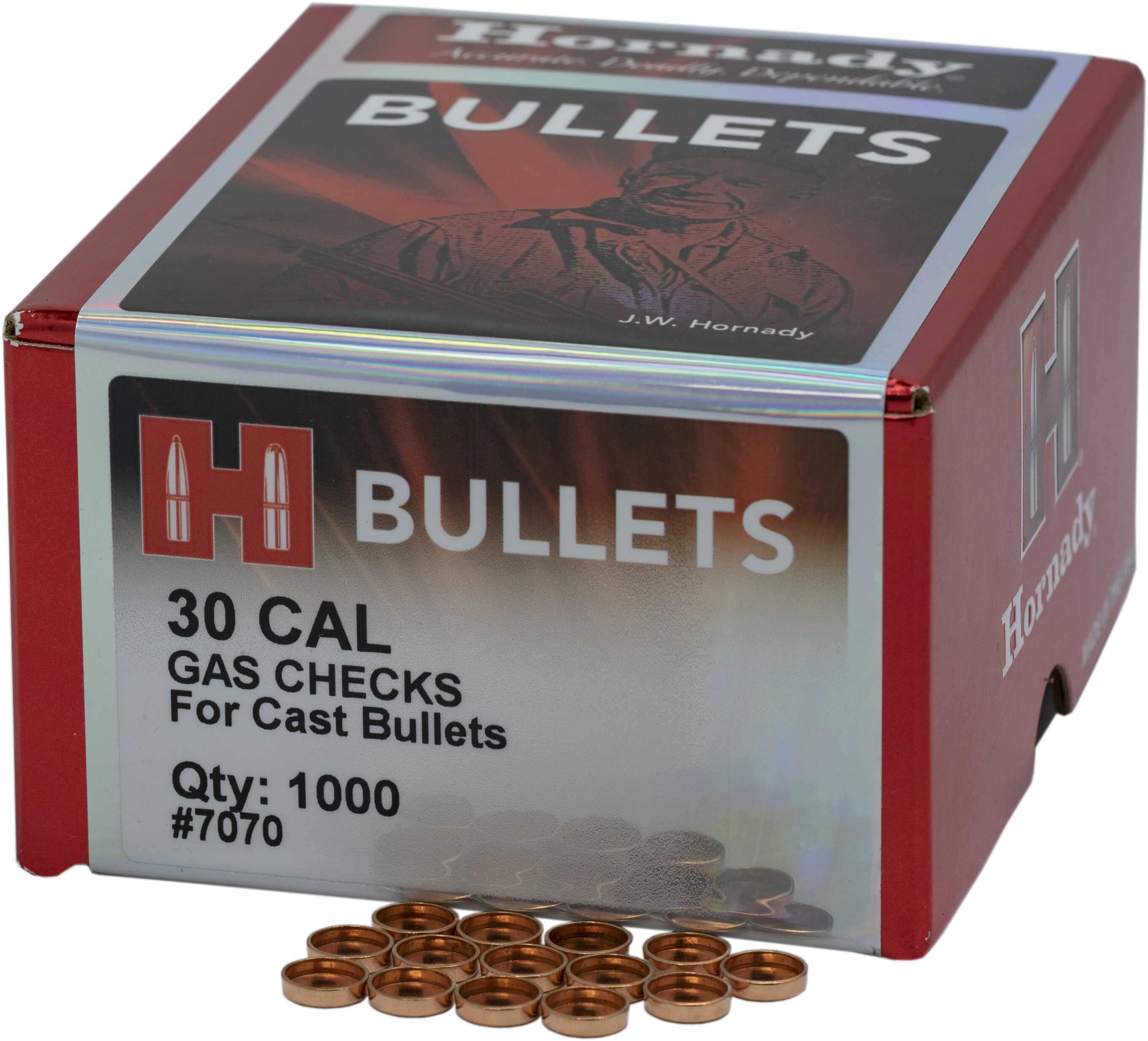 Hornady Gas Checks For 30 Caliber Md: 7070