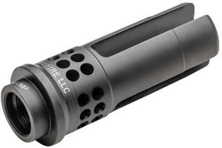 Surefire WARCOMP5561228 Open Tine Flash Hider 5.56mm 1/2"X28 tpi Black Stainless Steel