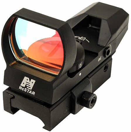 NCStar Red Dot 1X 24X34mm Illuminated Red 4 Pattern Black Quick Release Mount