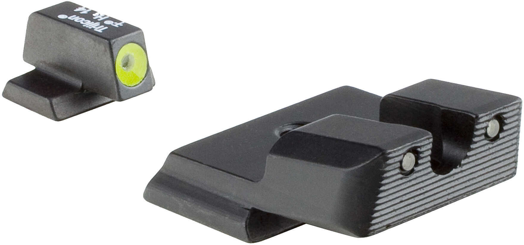 Trijicon 600721 Tritium Night Sight S&W M&P Shield Green Front/Yellow Rear Black