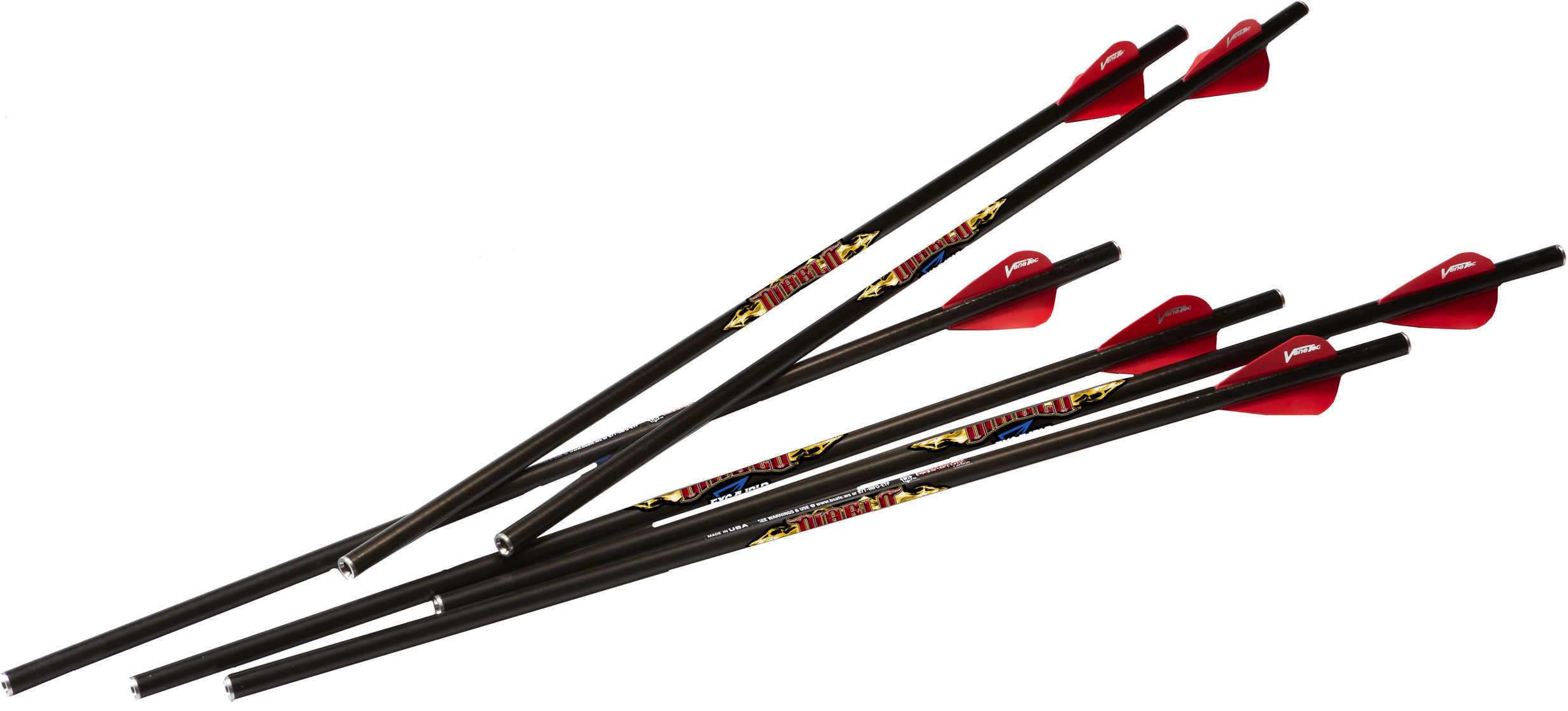 Excalibur 22DV186 Diablo Carbon Arrows 18" 250 Grains 6 Pack