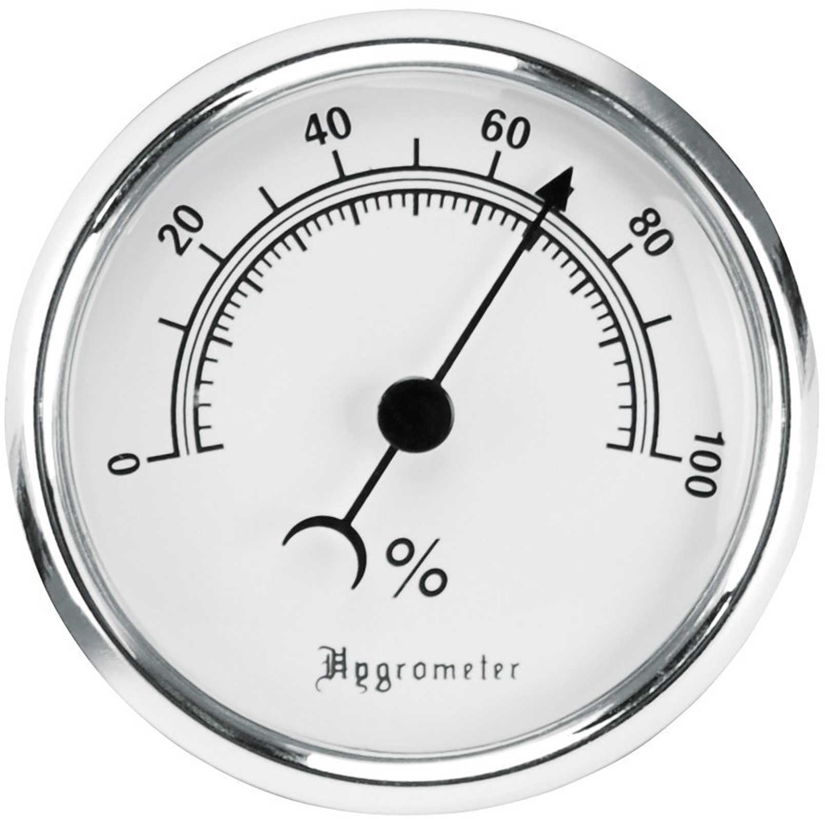 Lockdown Hygrometer Silver 222111