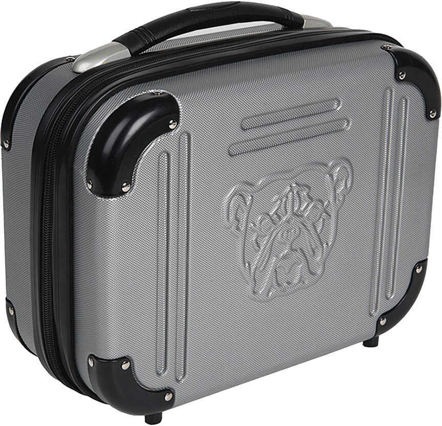 Bulldog BD580 Molded Double Pistol Case ABS Poly Textured 8.5"X11.5"X5" Gray/Blk