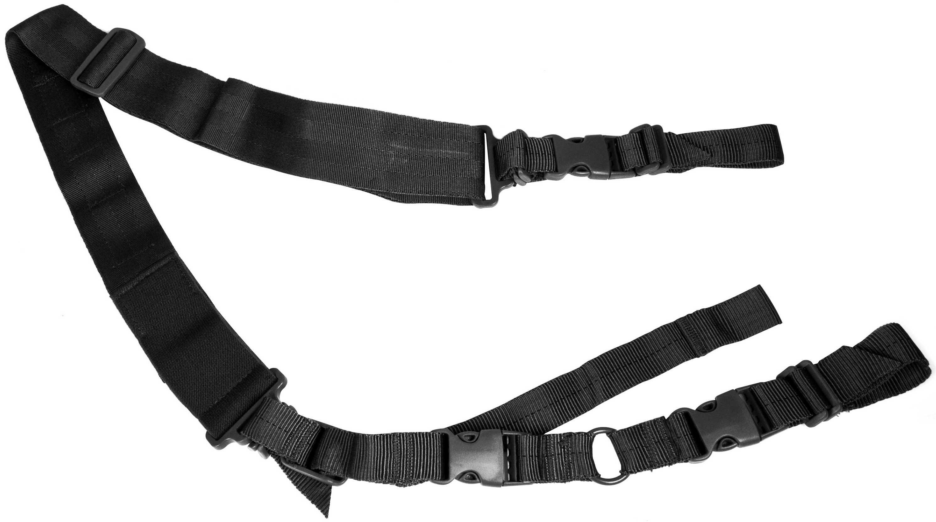 NCStar VISM Sling Extra Wide Adjustable Bungee Black Nylon Strap W/Elastic Shock-Cord