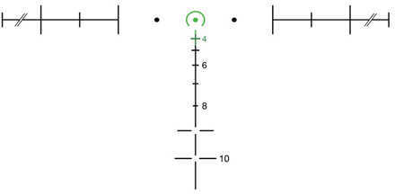 Trijicon Ta31D100367 ACOG 4X32mm Horseshoe Reticle FDE