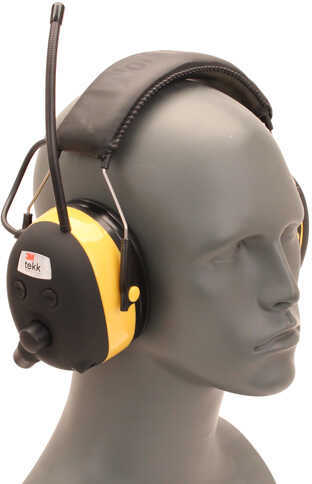 Peltor 9054H1-Dc-PS Worktunes 24 Db Over The Head Yellow Earcups With Black Headband & Am/Fm Radio