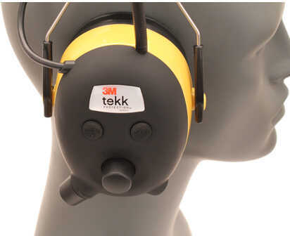 Peltor 9054H1-Dc-PS Worktunes 24 Db Over The Head Yellow Earcups With Black Headband & Am/Fm Radio