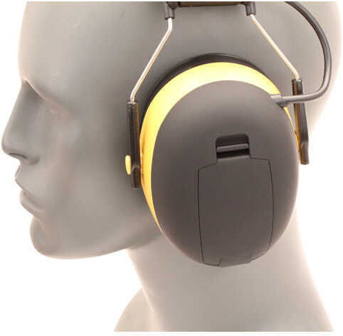 Peltor 9054H1-Dc-PS Worktunes 24 Db Over The Head Yellow Earcups With Black Headband & Am/Fm Radio