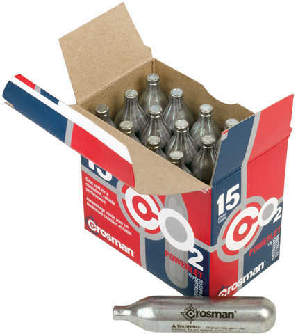 Crosman PWRLET 12G Co2 Cartridges 15 CT