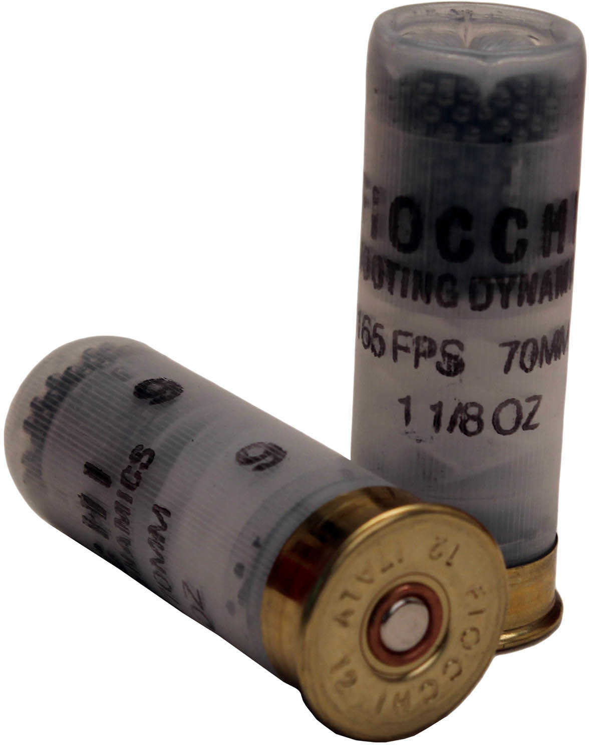12 Gauge 2-3/4" Nickel-Plated Lead #9  1-1/8 oz 25 Rounds Fiocchi Shotgun Ammunition