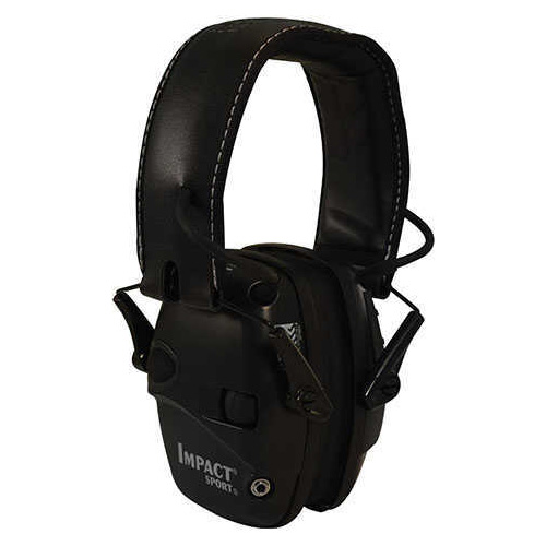 Howard Leight Impact Sport Electronic Earmuff Deluxe Headband Black R-02524