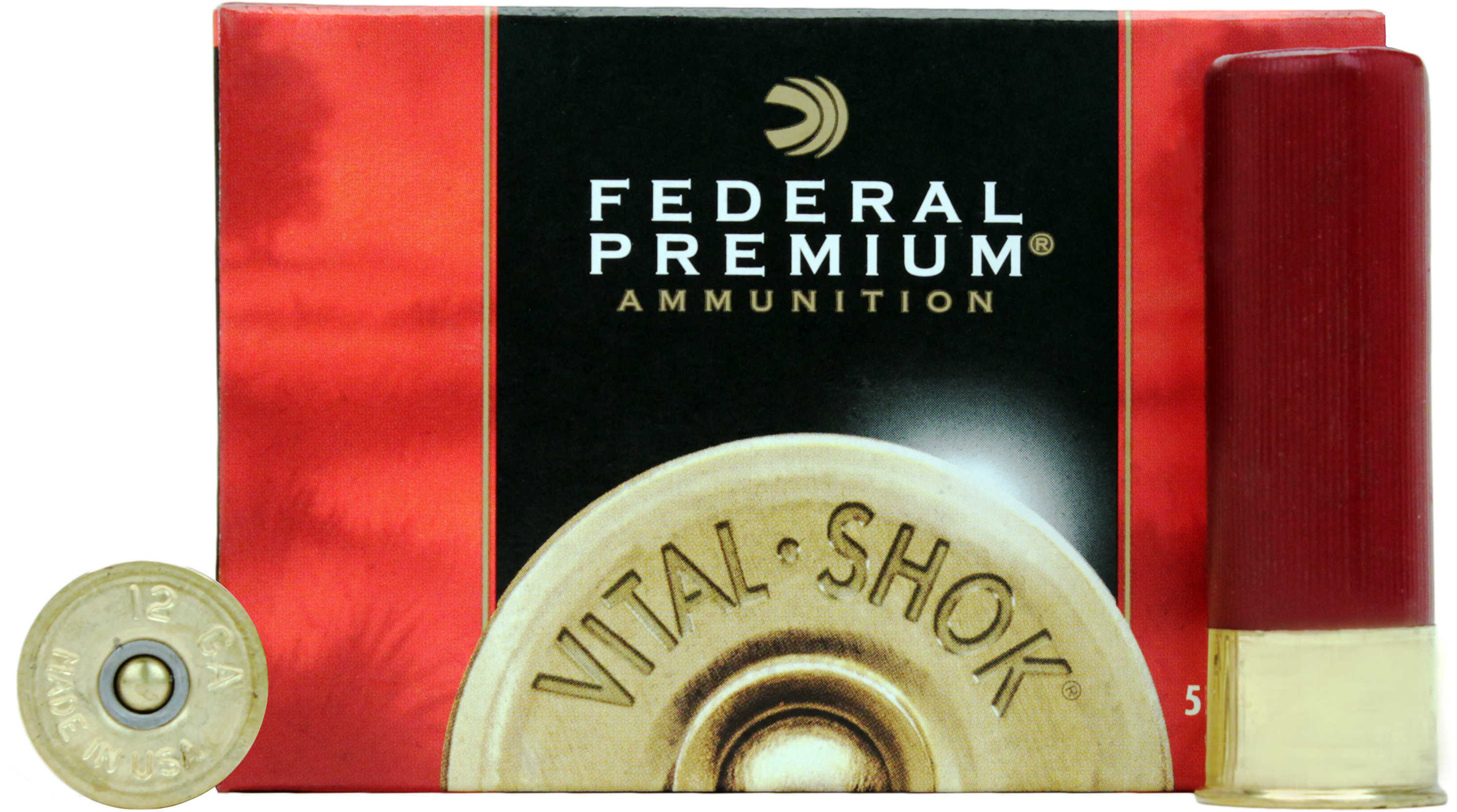12 Gauge 3" Lead 4 Buck  41 Pellets 5 Rounds Federal Shotgun Ammunition