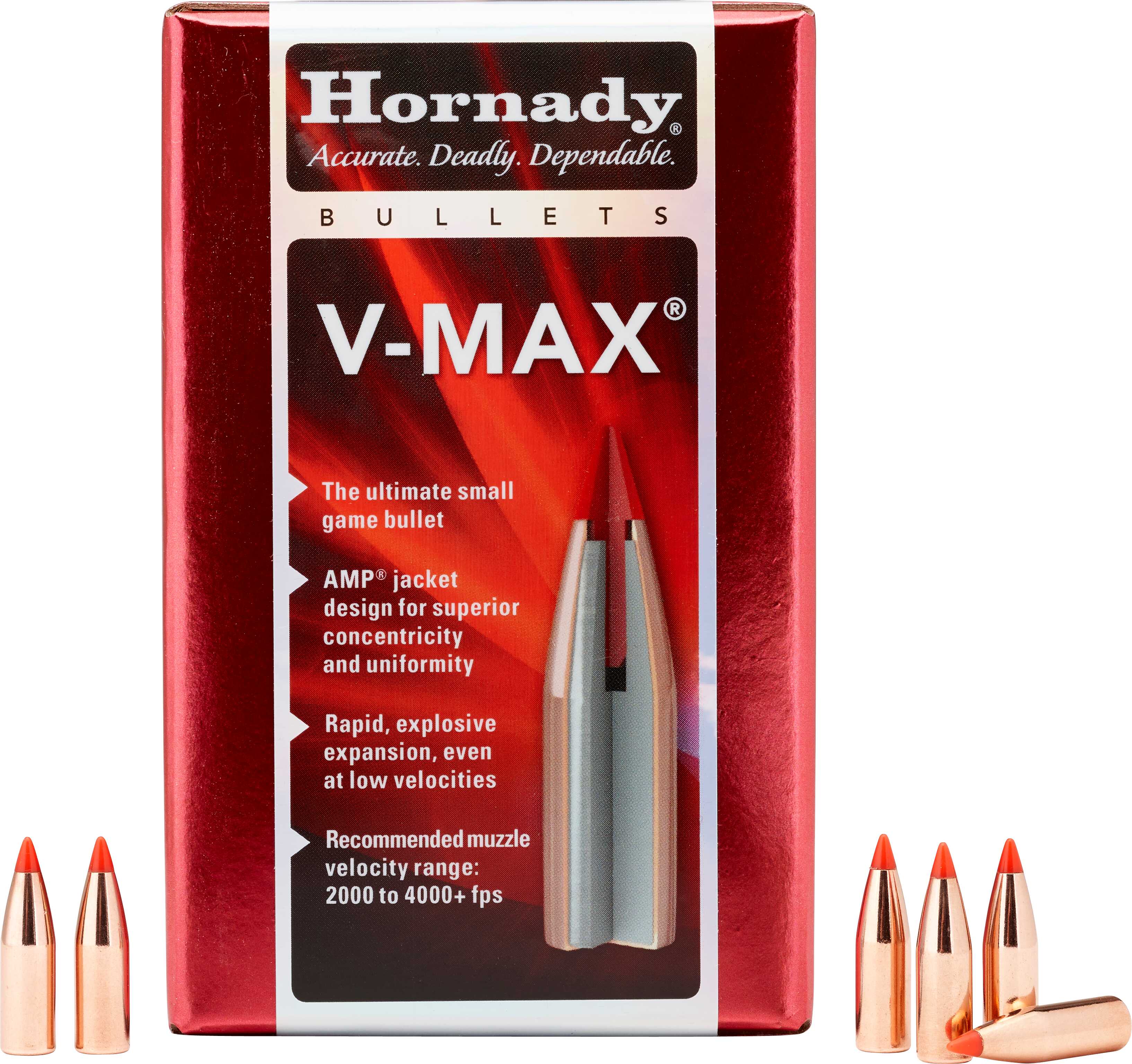 Hornady Bullets .22 55G Vmax W/C 100Bx
