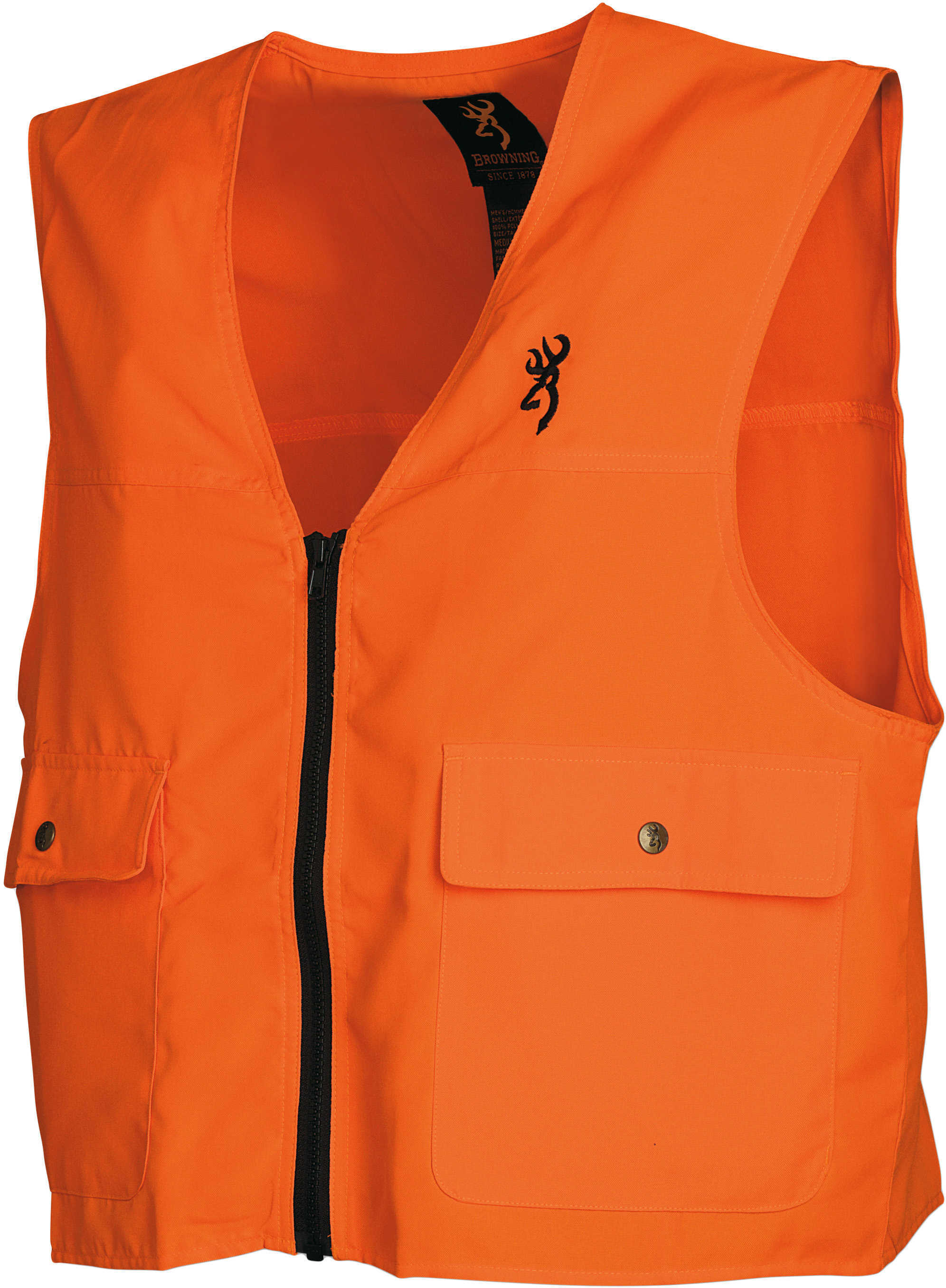 Browning Orange Zip-Up Safety Vest
