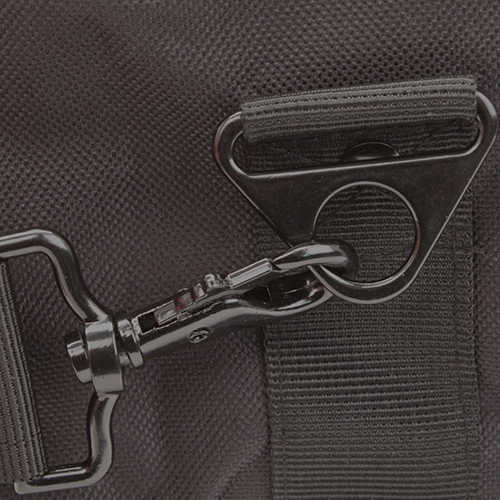 US PeaceKeeper Medium Range Bag Black w/Purple Accents 600 Denier Polyester 18x10x10 P22214