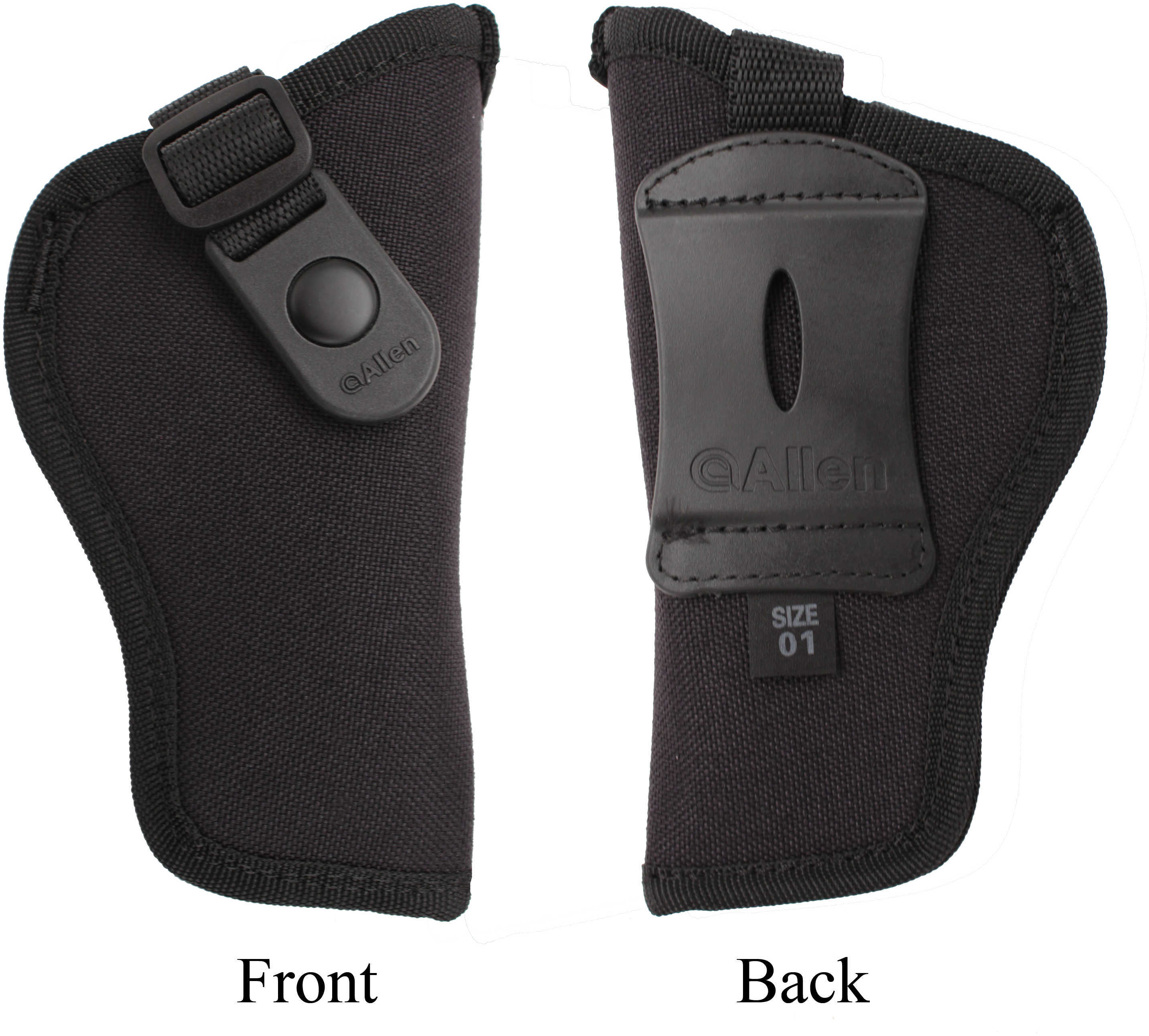 Allen Hip Holster 3-4" Med Auto Blk