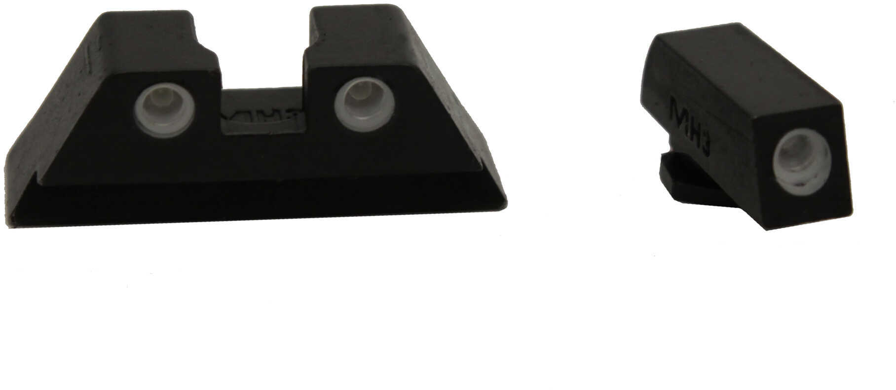 Mepro Tru-Dot Night Sights For Glock 10 Mm & .45 ACP