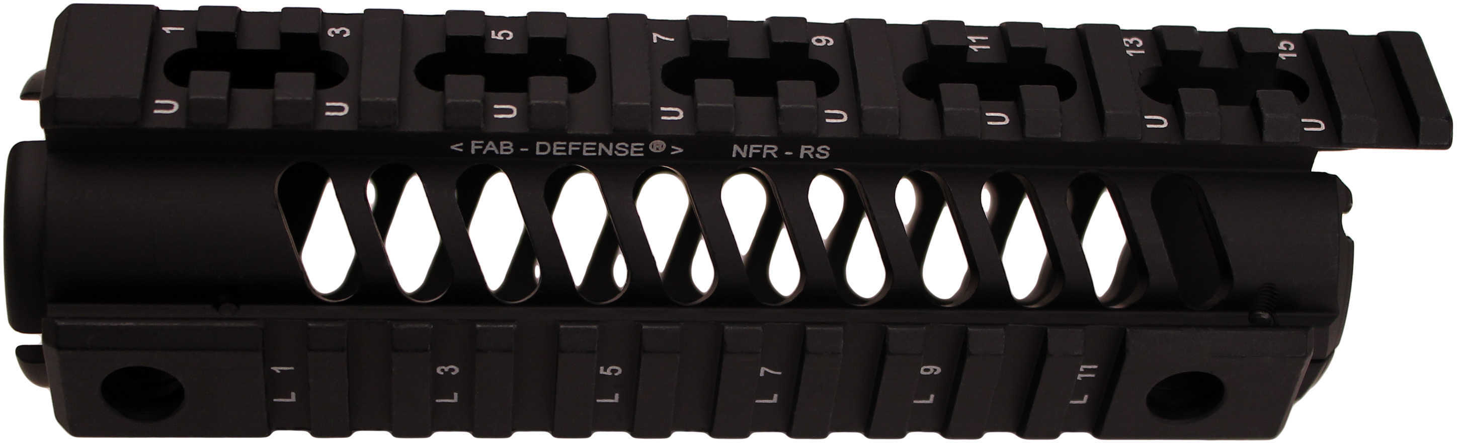 Mako Group IDF Aluminum Quad Rail Handguard For M4/AR-15 Carbine Length- Black