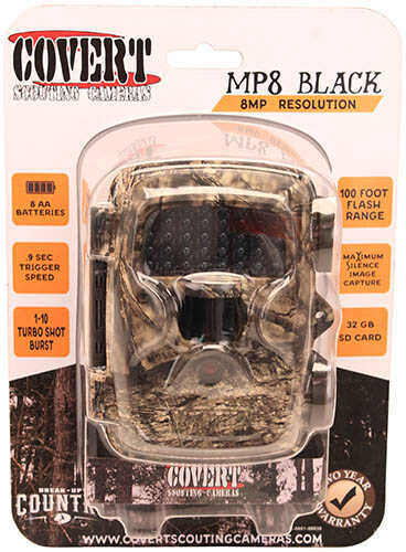 Dlc Covert Game Camera Mp8 Black Ir Mobuc Model: 5212