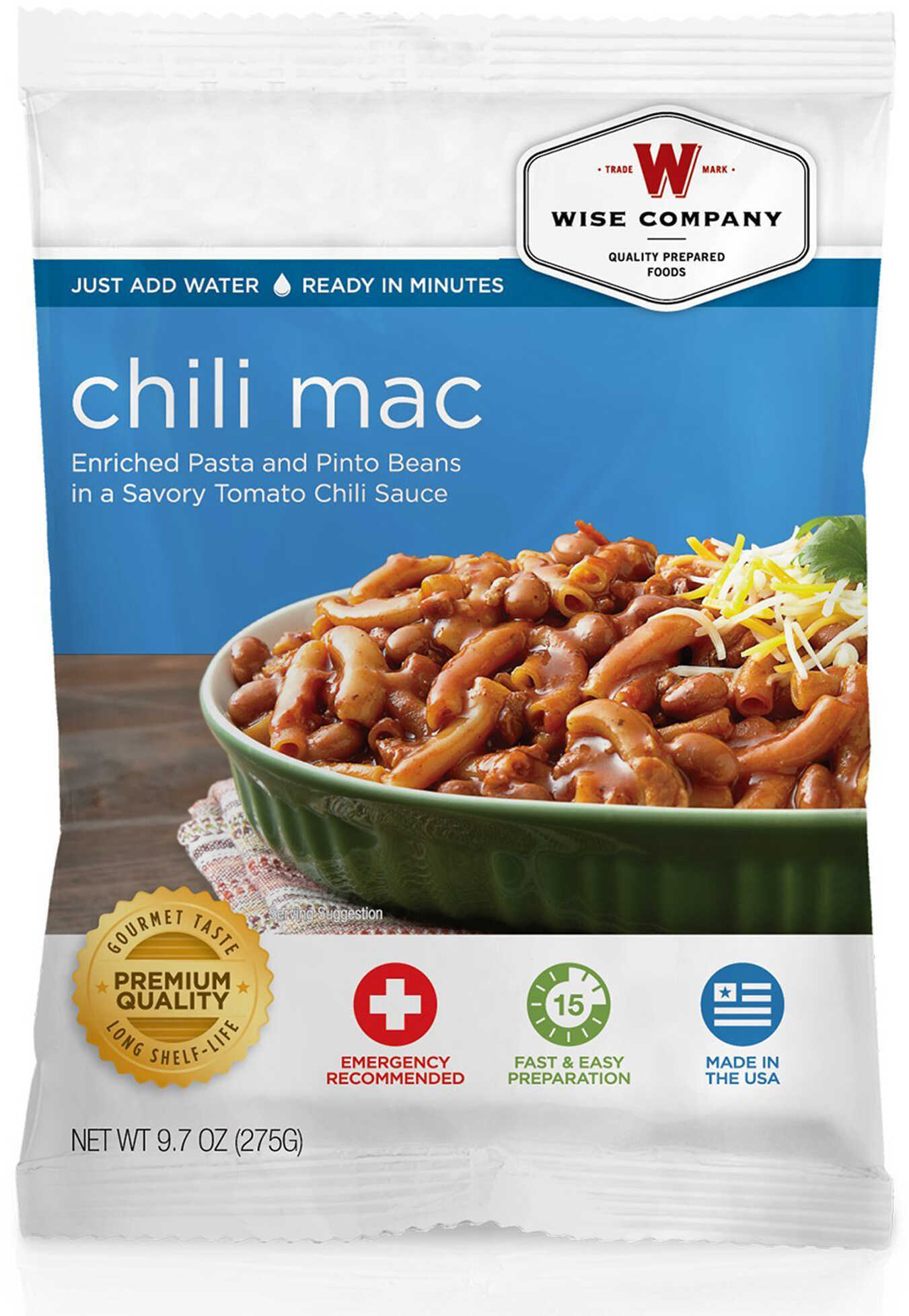 Wise Foods Outdoor Packs 6 Ct/4 Servings Chili Macaroni 2W02207