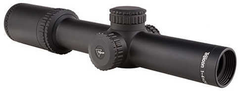 Trijicon 1900007 AccuPower 1-4x 24mm Obj 97.50-24.20 ft @ 100 yds FOV 30mm Tube Black Finish Illuminated Green Segmented