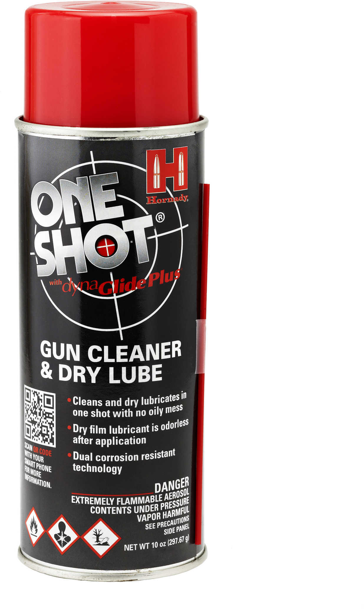 Hornady 99901 One Shot Gun Dyna Glide Plus Cleaner/Lubricant 10 oz Can