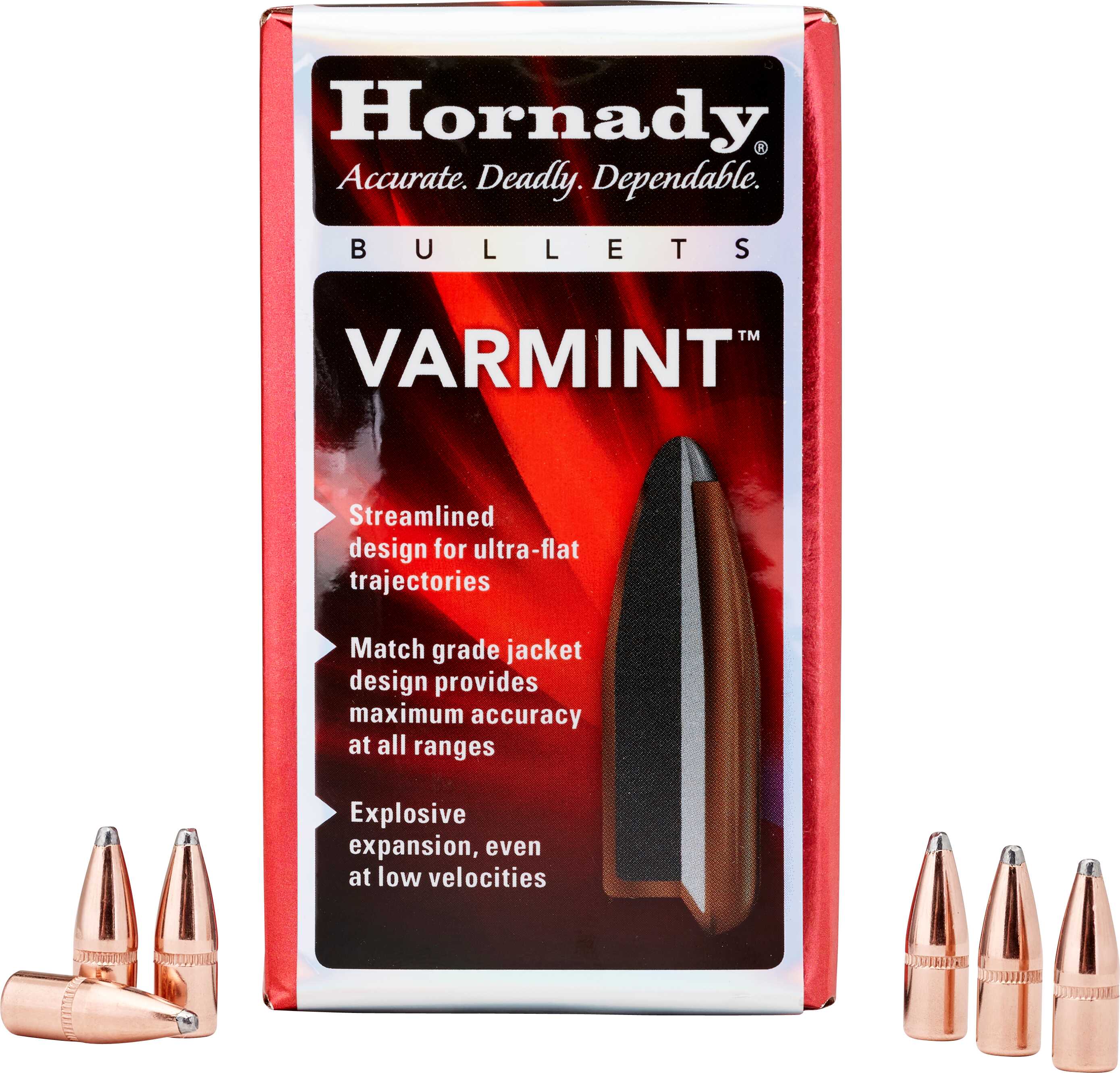 Hornady 2240 Traditional Varmint 22 Caliber .224 52 GR Spire Point SX 100 Box