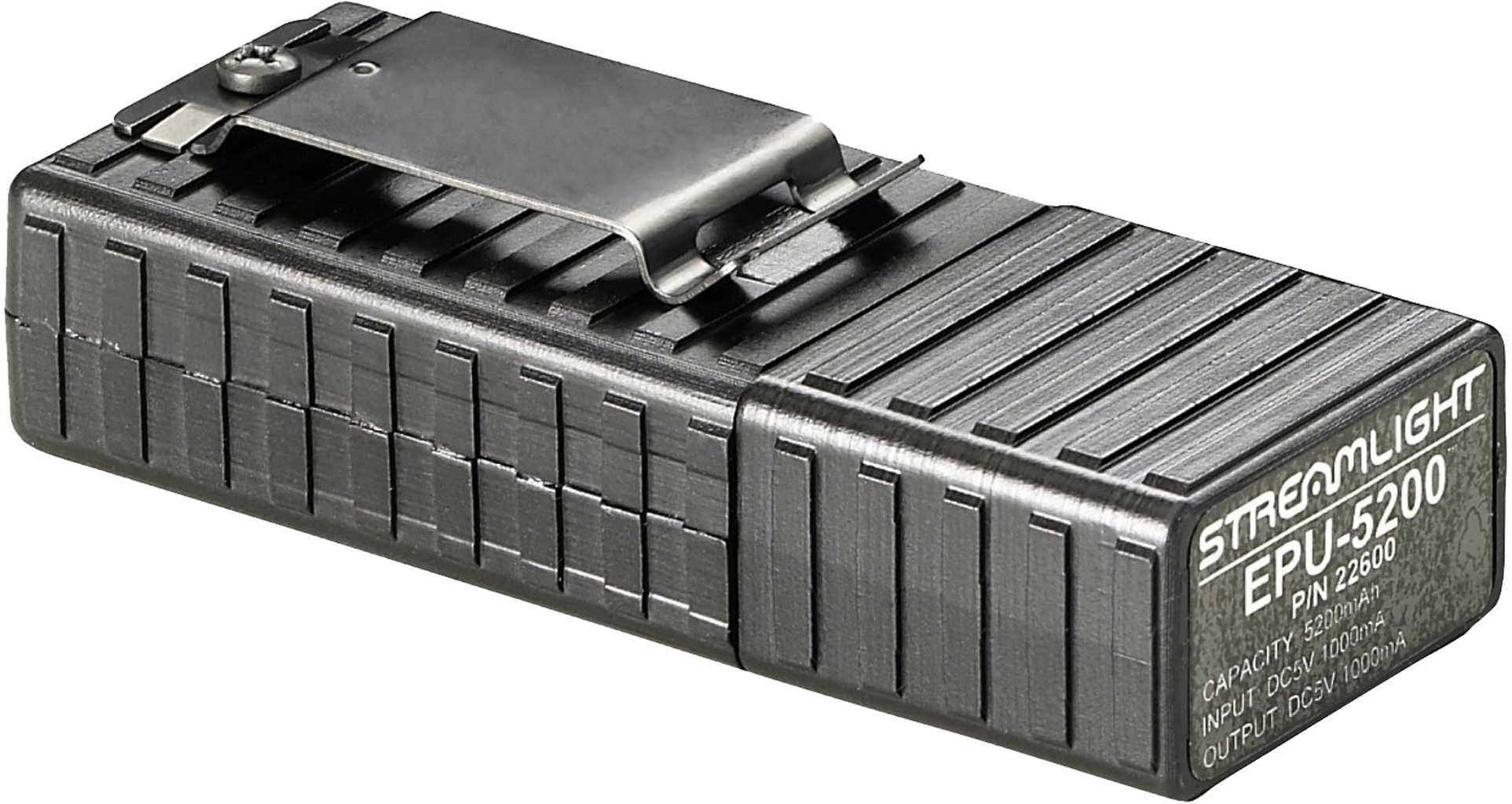 Streamlight EPU-5200 Portable USB Charger, Black Md: 22600