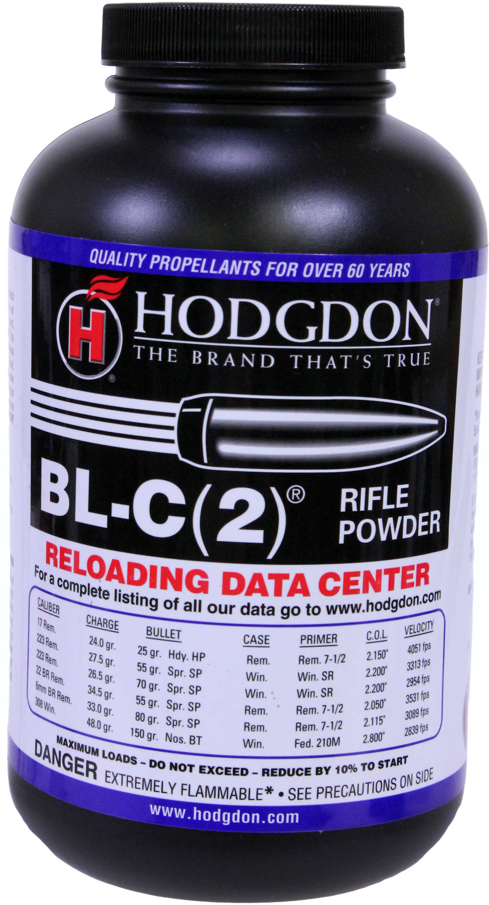 Hodgdon Powder Bl-C(2) Smokeless 1 Lb