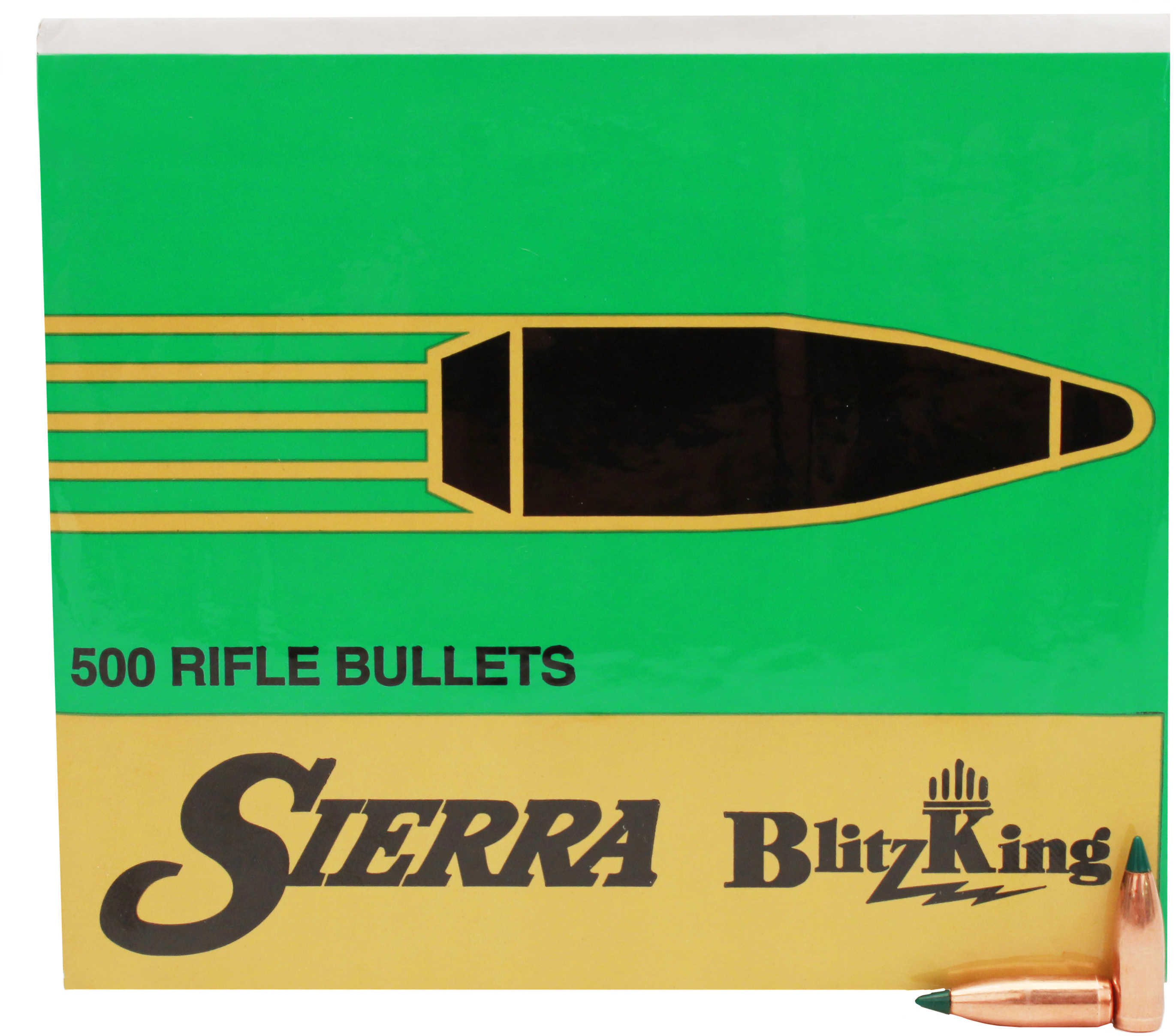 Sierra 22 Caliber .224 Diameter 55 Grain Blitzking 500 Count