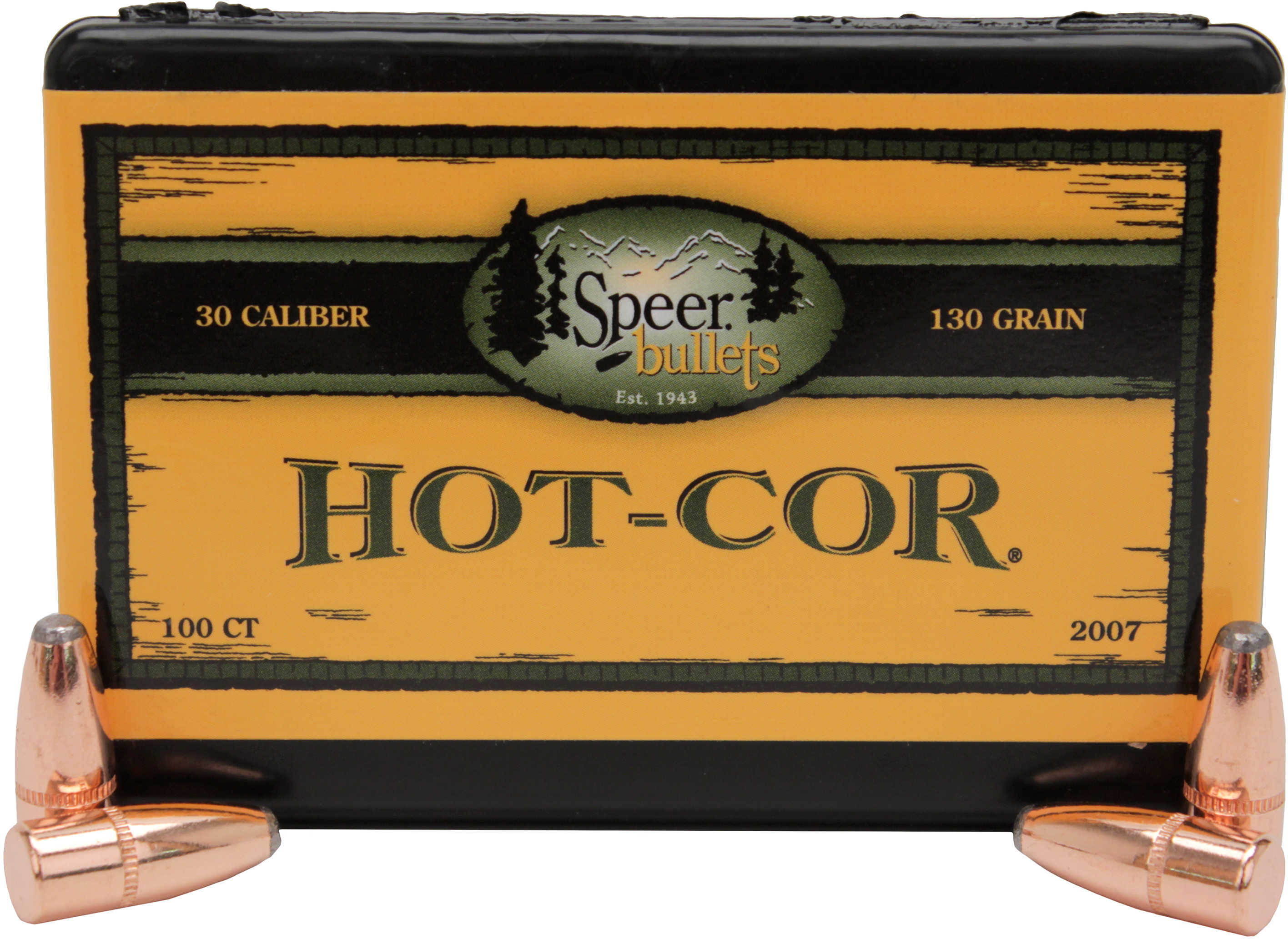 Speer Hot-Cor Rifle Bullets .30 Cal .308" 130 Gr SPFN 100/ct