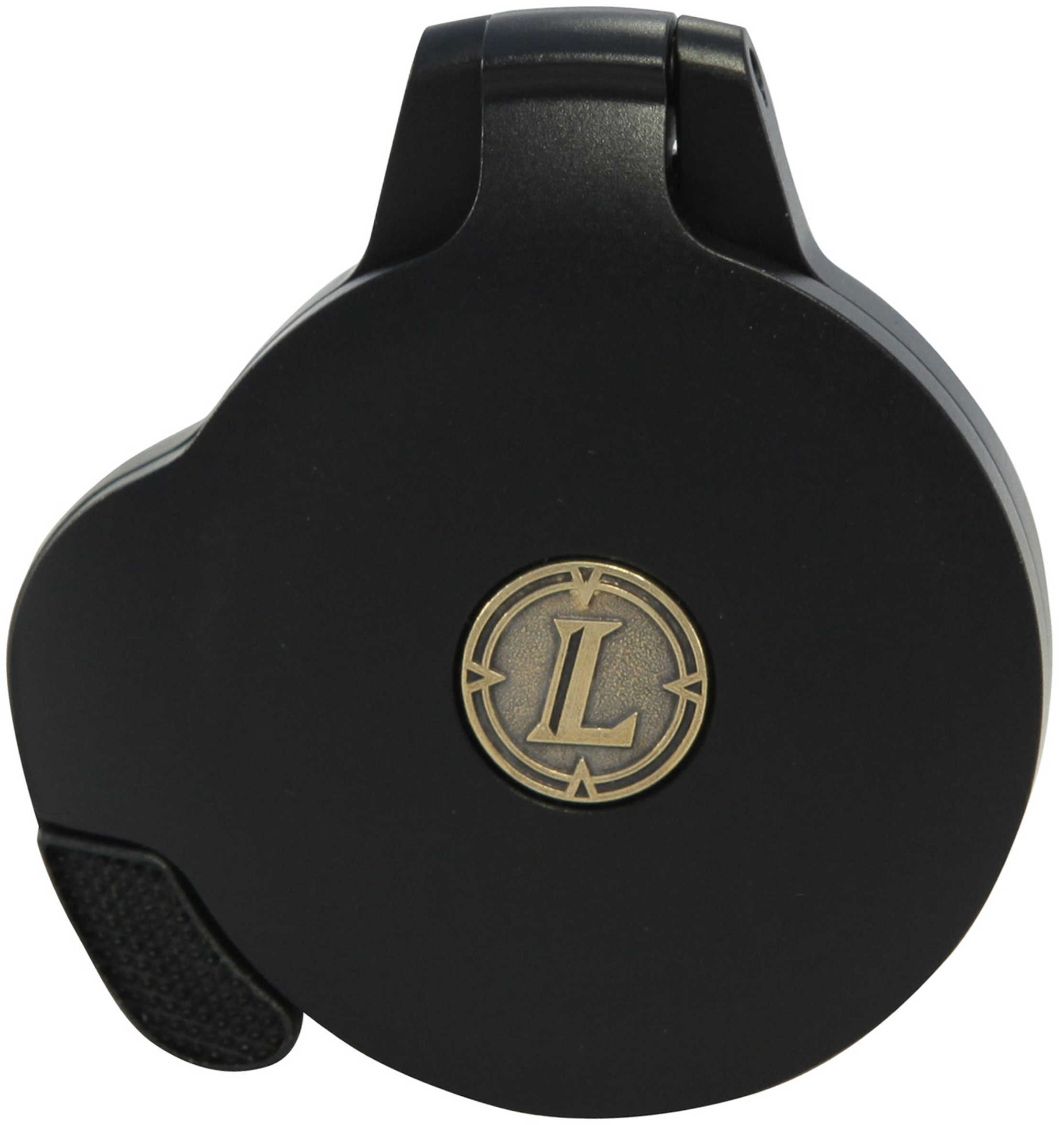 Leupold 117610 Alumina Scope Cover Matte Black Aluminum 52mm Objective Screw On Mount Flip Open