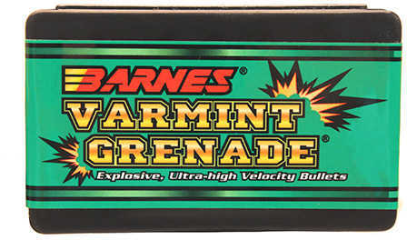 Barnes Varmint Grenade .224 30 Grains Flat Base 22 Hornet Per 100 Md: 22430 Bullets