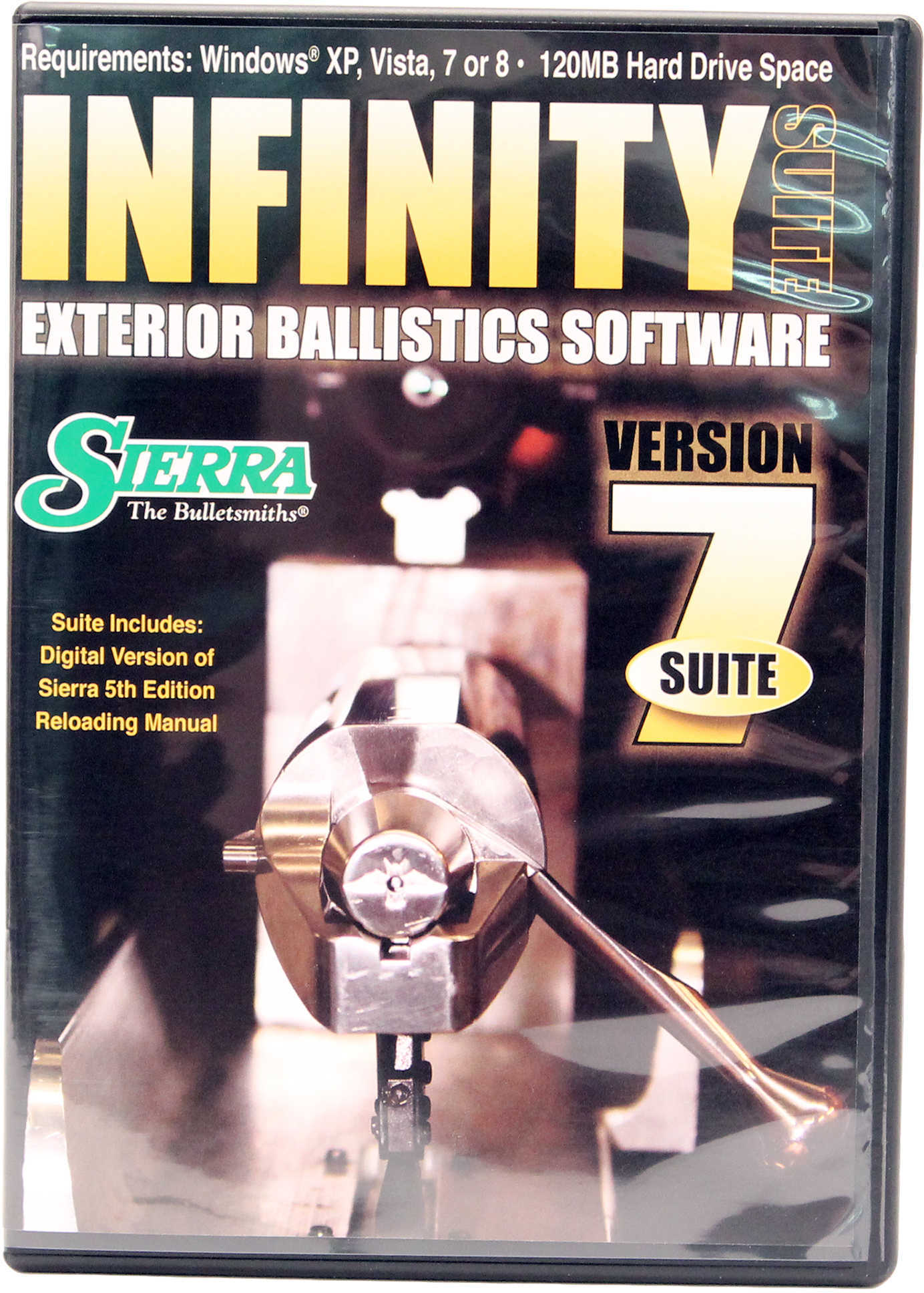 Sierra Infinity Suite Version 7 (Cd-Rom) Exterior Ballistic Software & 5Th Edition Reloading Manual