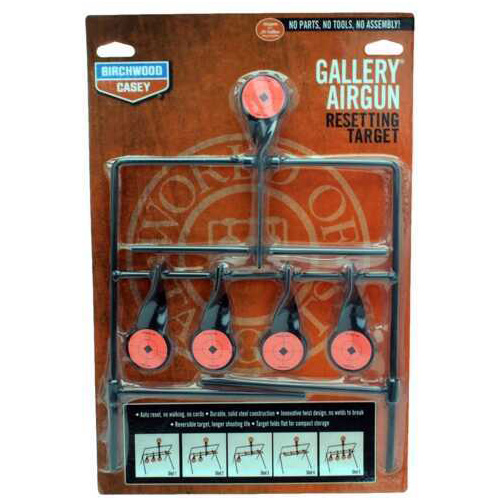 Birchwood Casey 47017 World Of Targets Airgun Resetting Steel Orange/Black