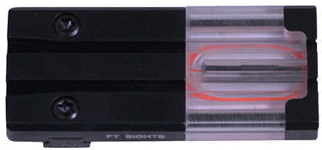 MEPROLIGHT Fiber Tritium Red Circle Dot Rear Sight for Glock
