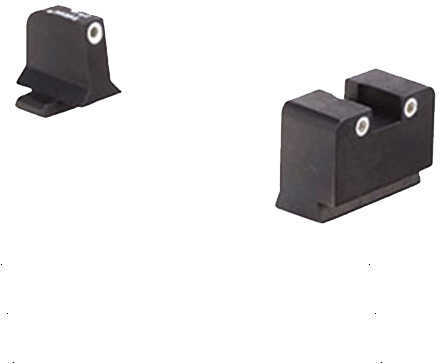 Trijicon 600921 Bright & Tough Night Sights Springfield XD/XD(M)/XD-M2/XD-S with Suppressor Tritium Front/Rear Green Tri
