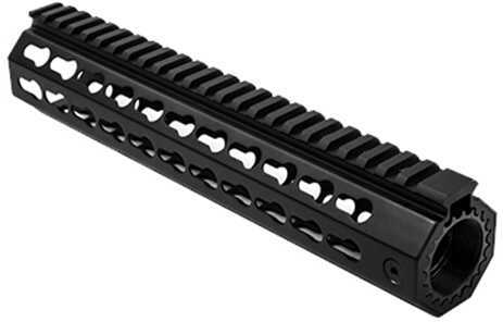 NCStar VMARFFKMC AR 15 KeyMod Handguard Free Float 10" Aluminum Black Anodized