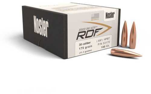 NOSLER RDF 30 Cal 100 Count 175 Grain 53170