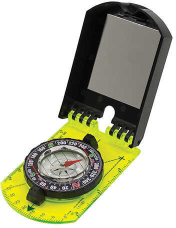 UST Hi Vis Folding Map Compass W/Sighting Mirror & SLP INDCTR