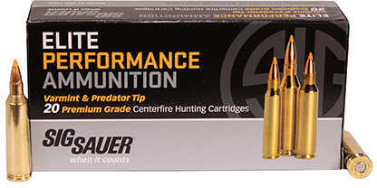 22-250 Rem 40 Grain Tipped Hollow Point 20 Rounds Sig Sauer Ammunition Remington
