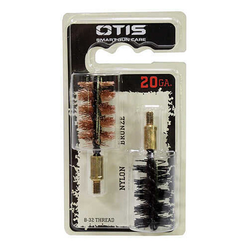 Otis FG520Nb Bore Brush Set 20 Gauge Shotgun 2" Long Bronze/Nylon Per Pkg